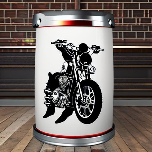  Motorcycle gorilla sexy lady pirates beer barrel