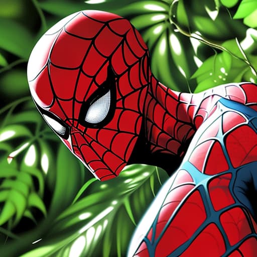  Spider man in amazon forest