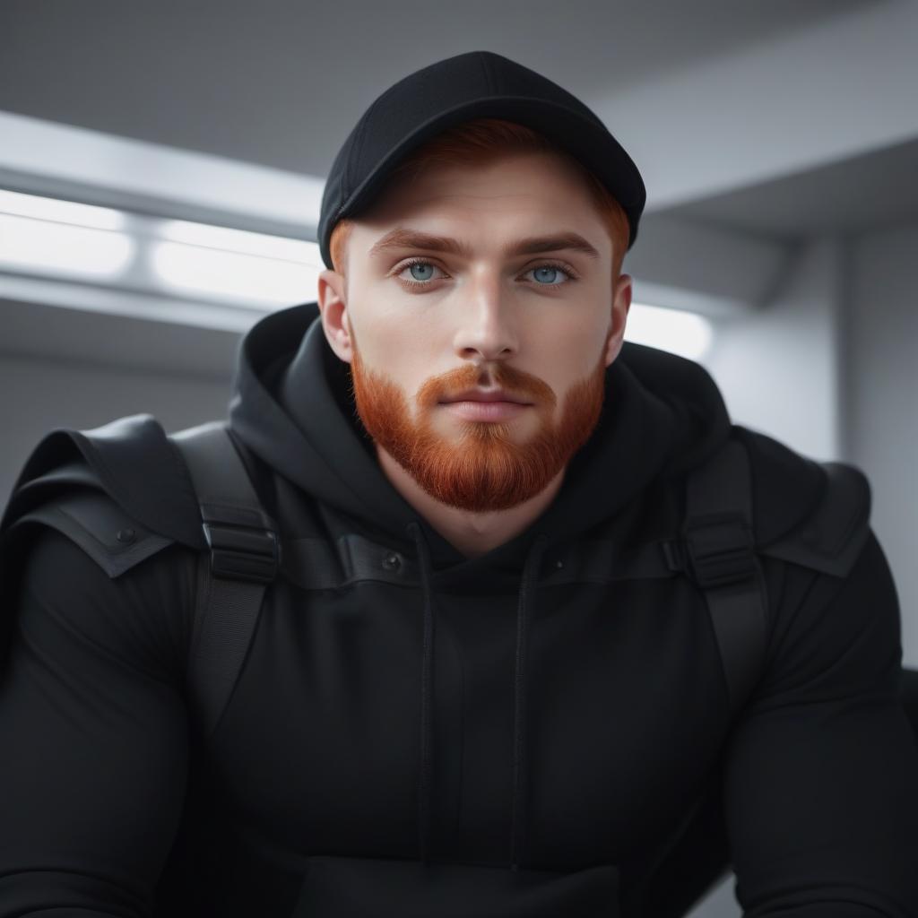  Draw me a red -haired Belarusian with round eyes in an animated style hyperrealistic, full body, detailed clothing, highly detailed, cinematic lighting, stunningly beautiful, intricate, sharp focus, f/1. 8, 85mm, (centered image composition), (professionally color graded), ((bright soft diffused light)), volumetric fog, trending on instagram, trending on tumblr, HDR 4K, 8K