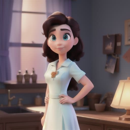  Disney style, pixar art style, Girl fully naked , hyperrealistic, high quality, highly detailed, cinematic lighting, intricate, sharp focus, f/1. 8, 85mm, (centered image composition), (professionally color graded), ((bright soft diffused light)), volumetric fog, trending on instagram, HDR 4K, 8K