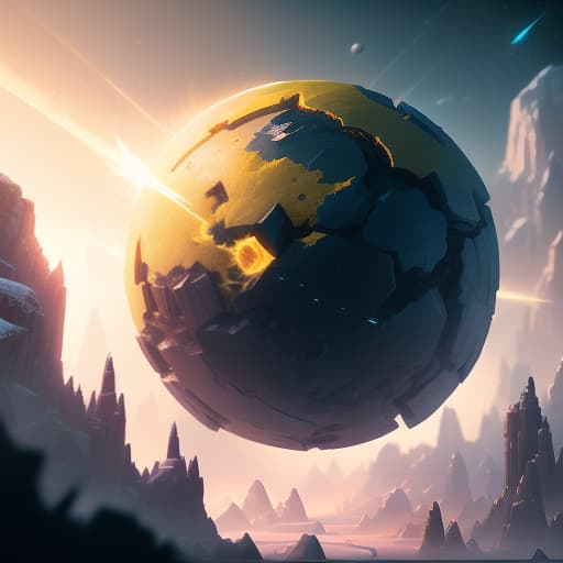  A yellow, deserted asteroid., sprite of video games, icons, 2d icons, rpg skills icons, world of warcraft, league of legends, ability icon, fantasy, potions, spells, objects, flowers, gems, swords, axe, hammer, fire, ice, arcane, shiny object, graphic design, high contrast, artstation hyperrealistic, full body, detailed clothing, highly detailed, cinematic lighting, stunningly beautiful, intricate, sharp focus, f/1. 8, 85mm, (centered image composition), (professionally color graded), ((bright soft diffused light)), volumetric fog, trending on instagram, trending on tumblr, HDR 4K, 8K