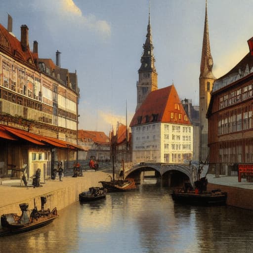  Stadt in der Zukunft, im Stil von 1878, 2d artwork