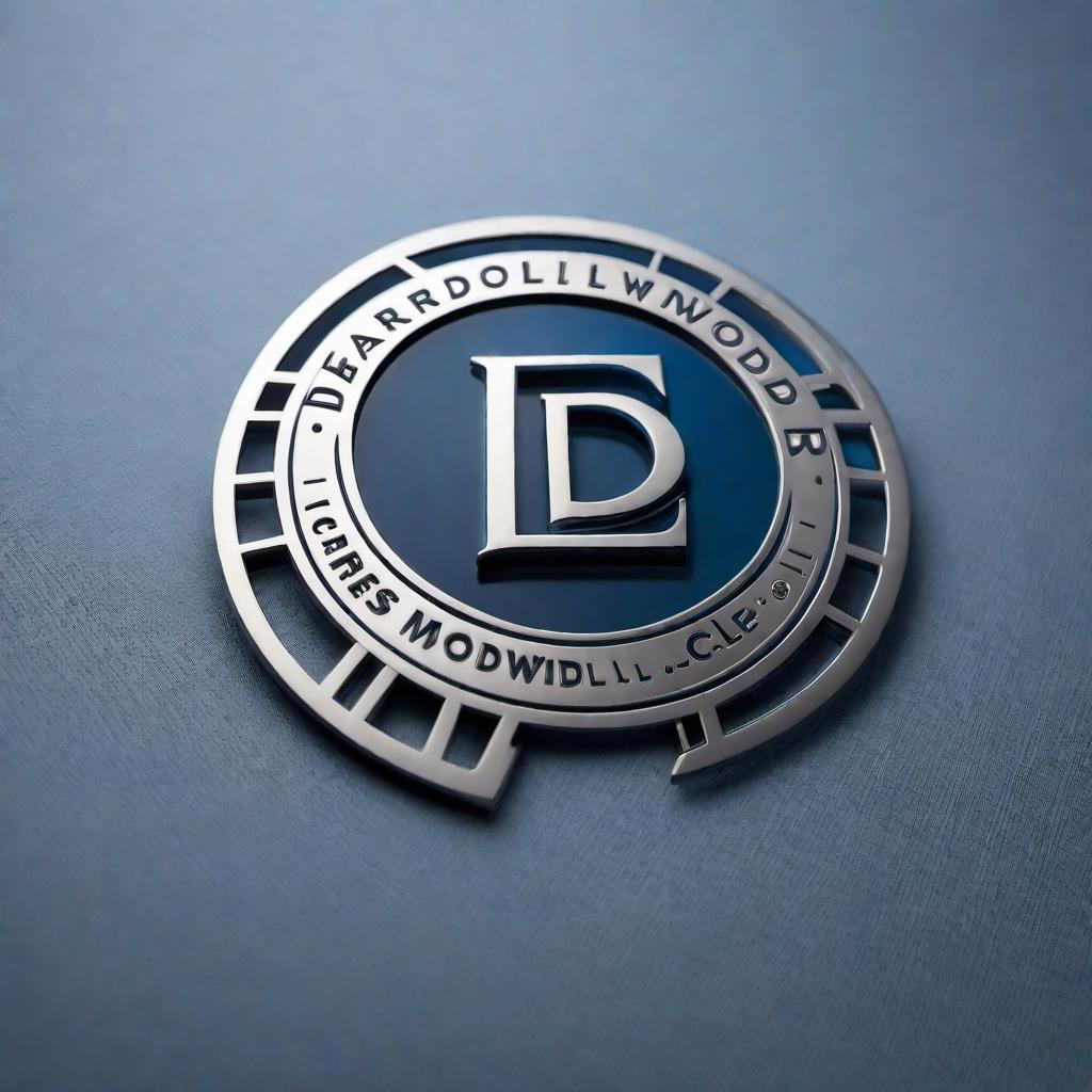  a professional and modern logo for a management firm called 'Darriusworldwide L.L.C'. The design should be sleek, with a global theme, perhaps incorporating a globe or elements that suggest worldwide reach. Use a color palette that conveys trust, stability, and professionalism, such as blues and greys. hyperrealistic, full body, detailed clothing, highly detailed, cinematic lighting, stunningly beautiful, intricate, sharp focus, f/1. 8, 85mm, (centered image composition), (professionally color graded), ((bright soft diffused light)), volumetric fog, trending on instagram, trending on tumblr, HDR 4K, 8K