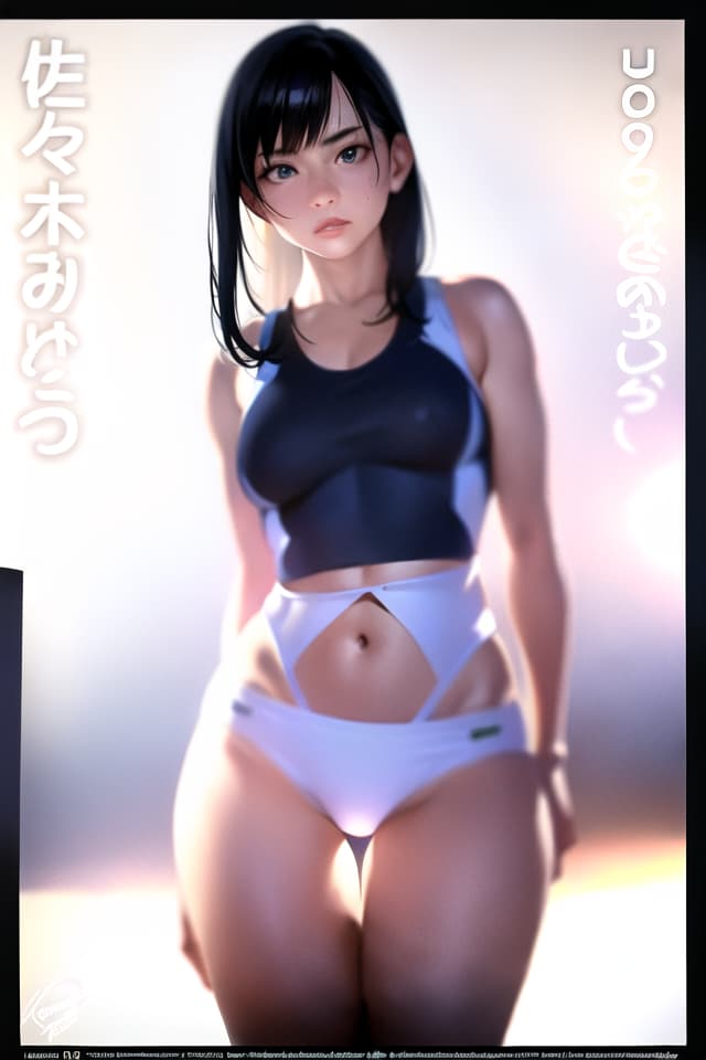  (wearing clothes:1), (Don't expose skin:1), White running tops, white bluepers, whole body, sweat,, (Masterpiece, BestQuality:1.3), (ultra detailed:1.2), (hyperrealistic:1.3), (RAW photo:1.2),High detail RAW color photo, professional photograph, (Photorealistic:1.4), (realistic:1.4), ,professional lighting, (japanese), beautiful face, (realistic face)