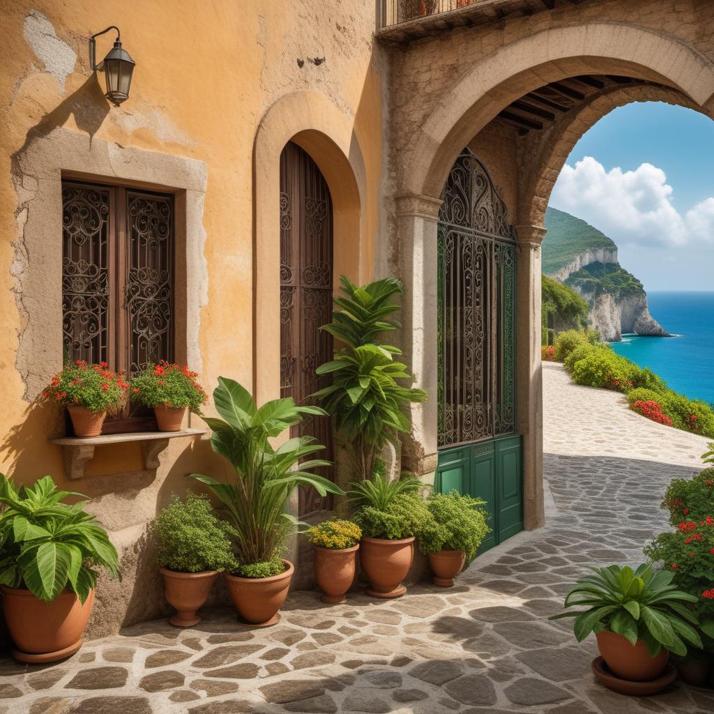  Create a visually stunning image combining the unique elements of Italy and Jamaica. The scene should feature the picturesque historical architecture, rolling hills, and coastal towns of Italy, blended with the vibrant colors, tropical beaches, lush greenery, and lively culture of Jamaica. The overall atmosphere should harmonize these diverse elements to create a captivating and dream-like destination that highlights the charm and beauty of both Italy and Jamaica. hyperrealistic, full body, detailed clothing, highly detailed, cinematic lighting, stunningly beautiful, intricate, sharp focus, f/1. 8, 85mm, (centered image composition), (professionally color graded), ((bright soft diffused light)), volumetric fog, trending on instagram, trending on tumblr, HDR 4K, 8K