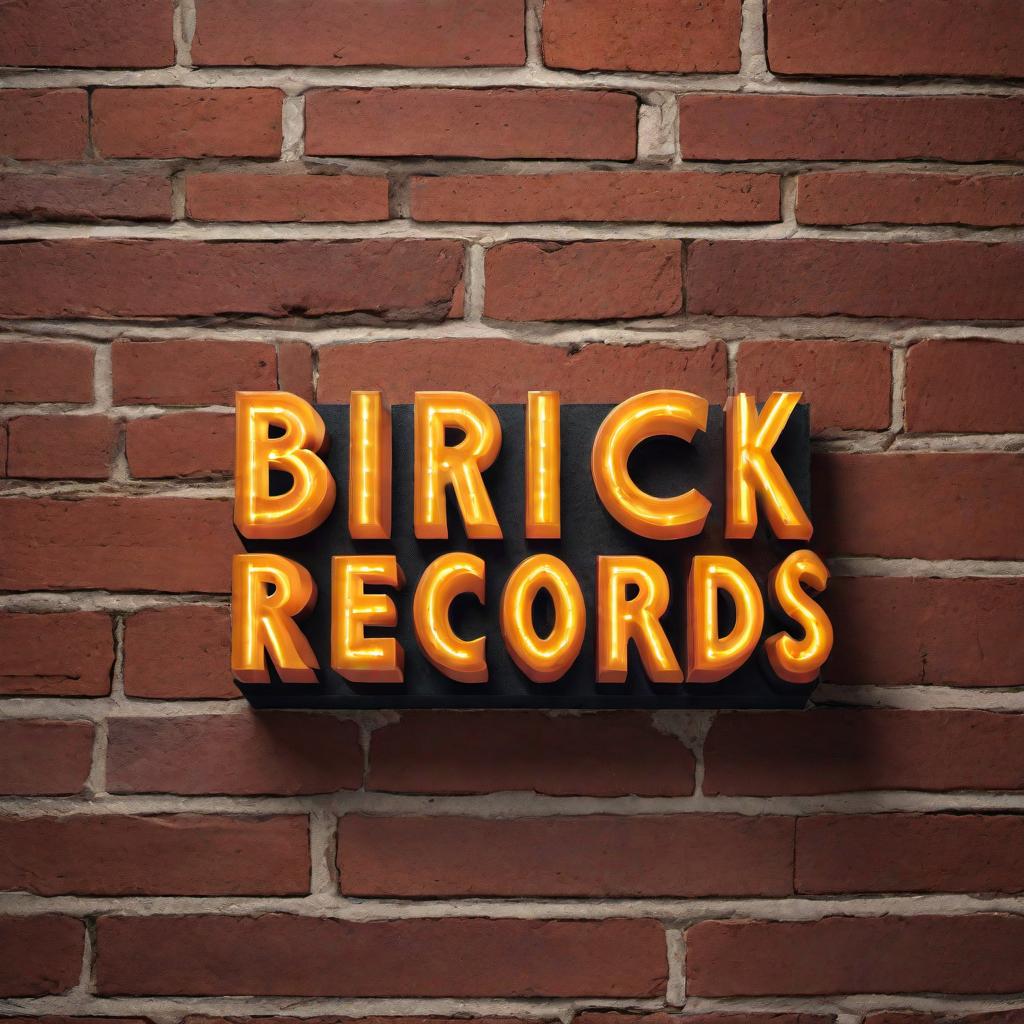  Create a logo design with the text 'Brick Rhoad Records' in a stylish and professional font. Use a combination of bold and sleek elements to convey a sense of creativity and sophistication. Incorporate music-related symbols or motifs to represent the record label industry. hyperrealistic, full body, detailed clothing, highly detailed, cinematic lighting, stunningly beautiful, intricate, sharp focus, f/1. 8, 85mm, (centered image composition), (professionally color graded), ((bright soft diffused light)), volumetric fog, trending on instagram, trending on tumblr, HDR 4K, 8K