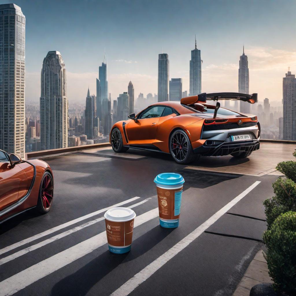  A fun and vibrant Instagram Reel cover image showing someone driving a car with a cup comically placed on the roof. The background should include a lively cityscape, and the vibe should be light-hearted and adventurous. The caption should say 'Driving Around with a Twist! 🚗✨'. Include icons like likes, comments, and shares to indicate engagement and excitement. hyperrealistic, full body, detailed clothing, highly detailed, cinematic lighting, stunningly beautiful, intricate, sharp focus, f/1. 8, 85mm, (centered image composition), (professionally color graded), ((bright soft diffused light)), volumetric fog, trending on instagram, trending on tumblr, HDR 4K, 8K