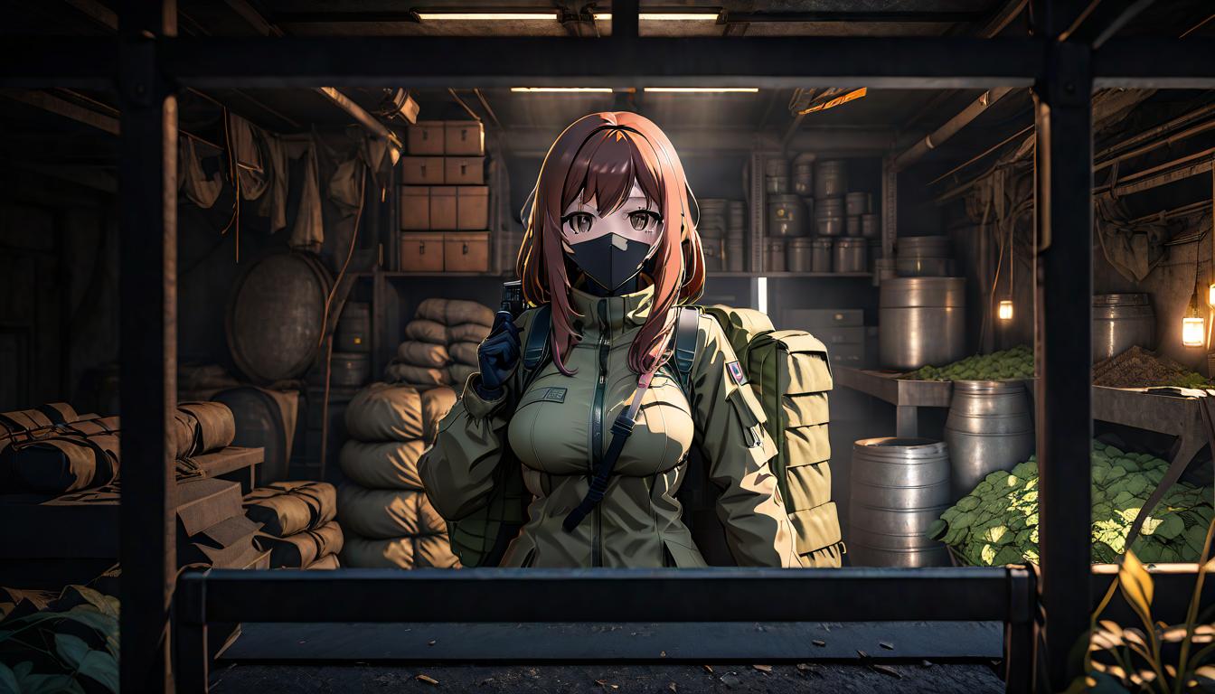  anime artwork S.T.A.L.K.E.R. . anime style, key visual, vibrant, studio anime, highly detailed, STICKER hyperrealistic, full body, detailed clothing, highly detailed, cinematic lighting, stunningly beautiful, intricate, sharp focus, f/1. 8, 85mm, (centered image composition), (professionally color graded), ((bright soft diffused light)), volumetric fog, trending on instagram, trending on tumblr, HDR 4K, 8K