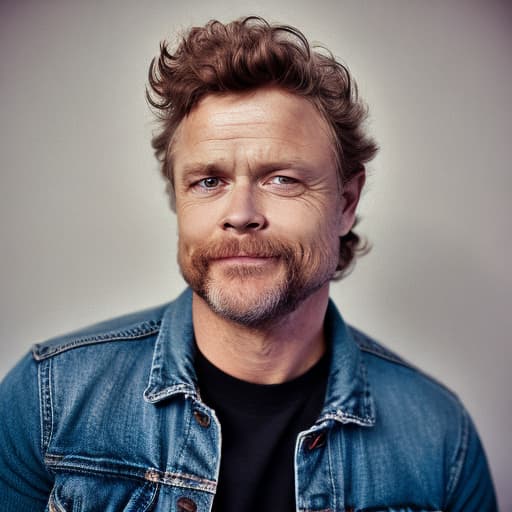 portrait+ style John Schneider queer face