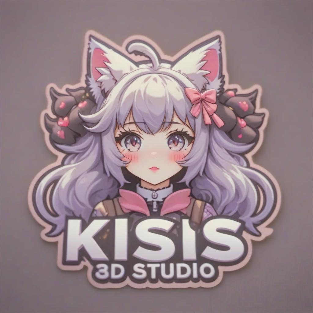  bright cute anime girl with cat ears, STICKER hyperrealistic, full body, detailed clothing, highly detailed, cinematic lighting, stunningly beautiful, intricate, sharp focus, f/1. 8, 85mm, (centered image composition), (professionally color graded), ((bright soft diffused light)), volumetric fog, trending on instagram, trending on tumblr, HDR 4K, 8K