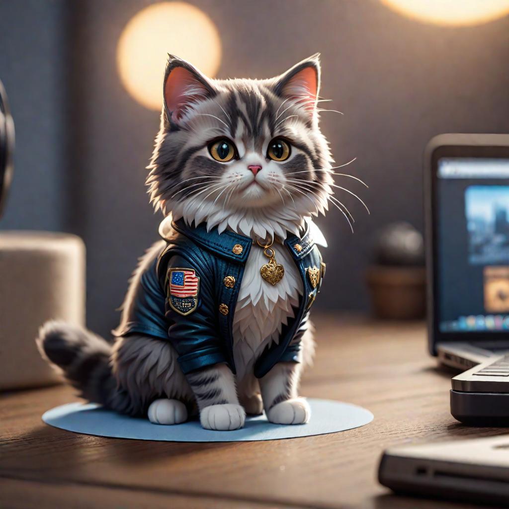  cute cat, stickers, sticker hyperrealistic, full body, detailed clothing, highly detailed, cinematic lighting, stunningly beautiful, intricate, sharp focus, f/1. 8, 85mm, (centered image composition), (professionally color graded), ((bright soft diffused light)), volumetric fog, trending on instagram, trending on tumblr, HDR 4K, 8K