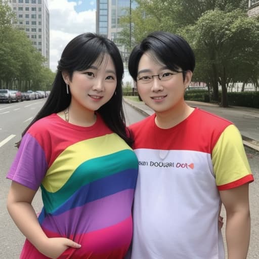  with rainbow colors, congratulations to couple for Twin IVF BABIES BORN