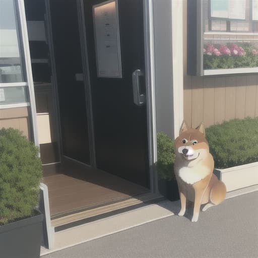  shiba left my kennel and went shopping in the wide world. Were you productive today