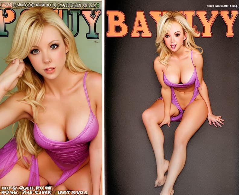  Mellisa Rauch, Kaley Couco sweeting, full body record, playboy Cover, hot Action pose, negligee,