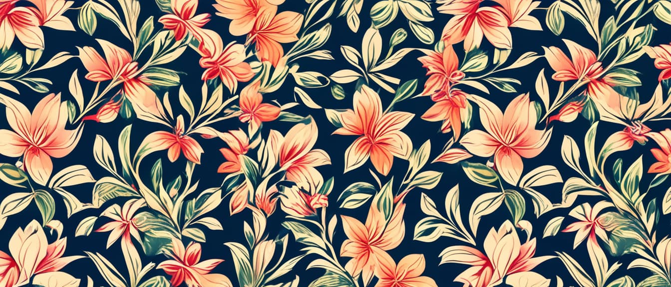  best quality, HD, seamless floral pattern set Modern exotic design for paper, cover, fabric, interior decor and other users.