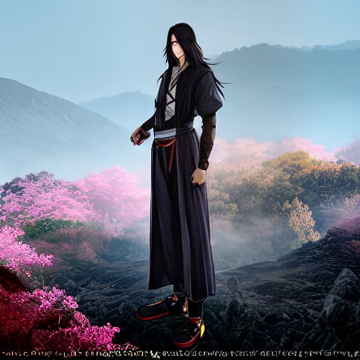  uchiha itachi hyperrealistic, full body, detailed clothing, highly detailed, cinematic lighting, stunningly beautiful, intricate, sharp focus, f/1. 8, 85mm, (centered image composition), (professionally color graded), ((bright soft diffused light)), volumetric fog, trending on instagram, trending on tumblr, HDR 4K, 8K