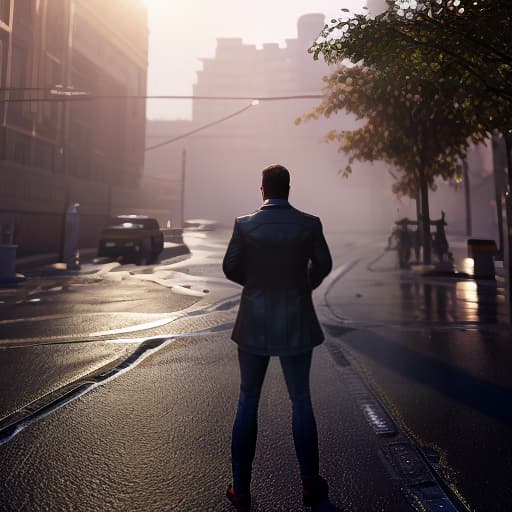 redshift style Haamo hyperrealistic, full body, detailed clothing, highly detailed, cinematic lighting, stunningly beautiful, intricate, sharp focus, f/1. 8, 85mm, (centered image composition), (professionally color graded), ((bright soft diffused light)), volumetric fog, trending on instagram, trending on tumblr, HDR 4K, 8K