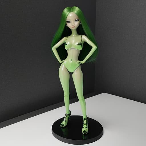  Jennie Kim beautiful green alien Beautiful , full body, , poses