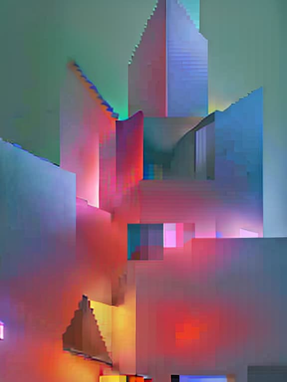  Abstraction, composition of geometric figures on the theme of exterior in interior. Architecture, Exterior, Interior. All colors of the circle. Pixels, (Pixel art) retro ,low resolution ,pixelated ,nostalgic hyperrealistic, full body, detailed clothing, highly detailed, cinematic lighting, stunningly beautiful, intricate, sharp focus, f/1. 8, 85mm, (centered image composition), (professionally color graded), ((bright soft diffused light)), volumetric fog, trending on instagram, trending on tumblr, HDR 4K, 8K