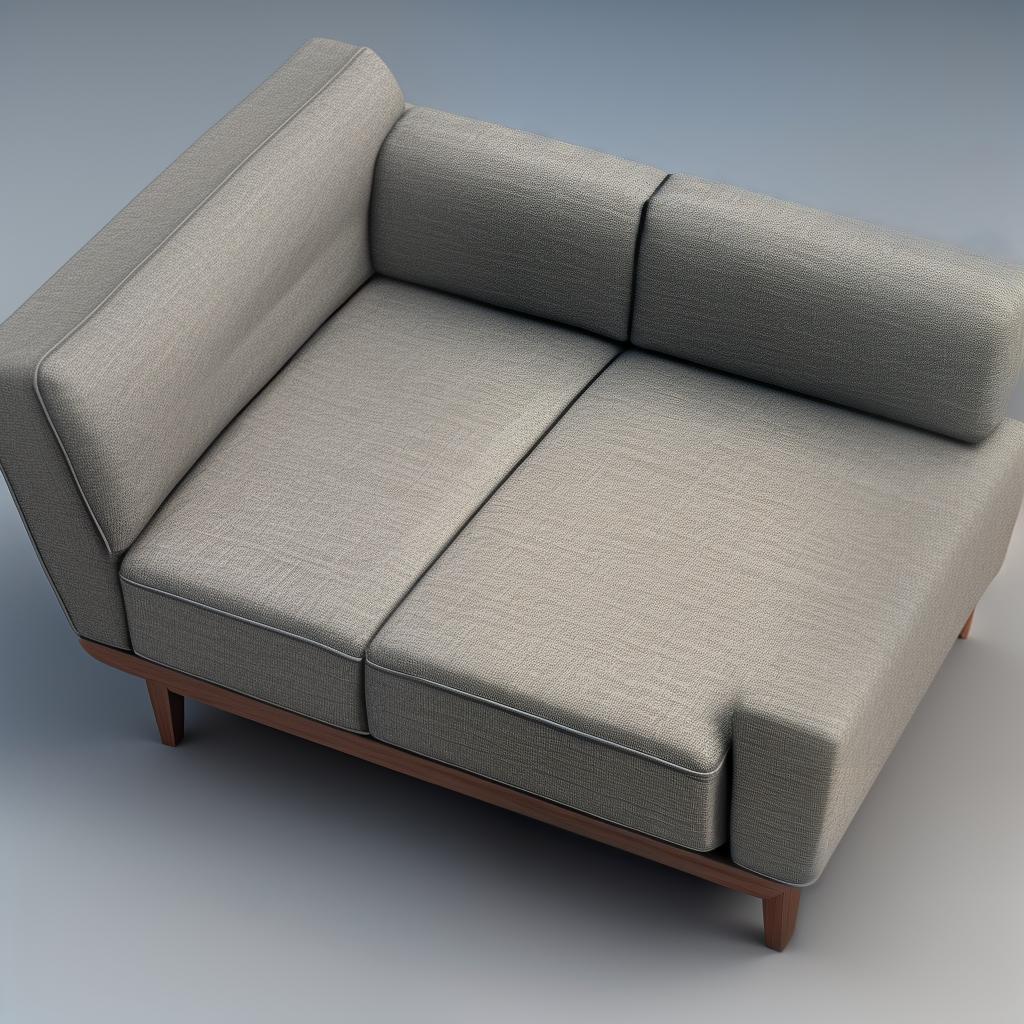  , (((sampler of texture material))), (((mockup design))), (((shown as a 3D model))), (((flat surface, horizontal, square, display only))), (((a sofa))), (((top view only))), (((no background))), (masterpiece, best quality), intricate details, HDR 4K, 8K