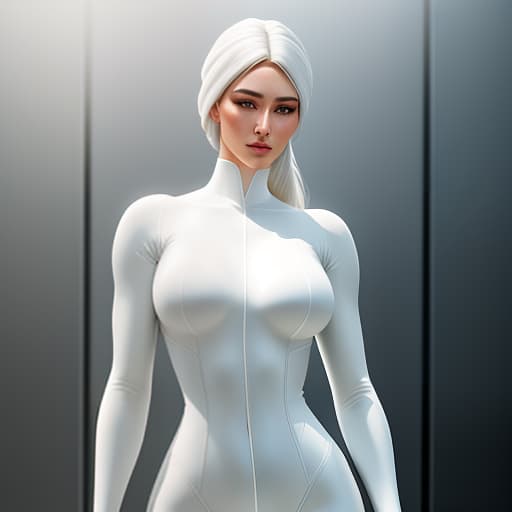  A stunningly detailed and skillfully crafted bas relief of a modern woman with an ideally proportioned body made of WHITE glazed porcelain. She is wearing a transparent bodysuit. This is a photograph of the entire body in the style of hyper realistic, ultra high resolution, highly detailed masterpiece. hyperrealistic, full body, detailed clothing, highly detailed, cinematic lighting, stunningly beautiful, intricate, sharp focus, f/1. 8, 85mm, (centered image composition), (professionally color graded), ((bright soft diffused light)), volumetric fog, trending on instagram, trending on tumblr, HDR 4K, 8K