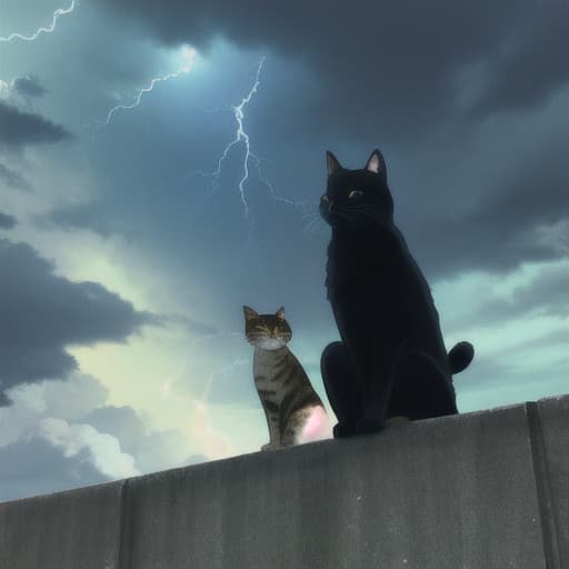  feeling like freedom without storm . Lightning 🌩 thunderstorms cat