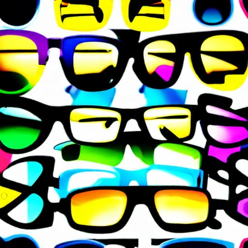  Subject detail: the image depicts a Highly detailed pair of sunglasses with vintage styling, The sunglasses are made from a combination of glitter, metallic, coloured acetate. Art style: in the mixed art style of Irregular Choice, and Osamu Tezuka. Medium: This artwork is highly detailed and photorealistic. hyperrealistic, full body, detailed clothing, highly detailed, cinematic lighting, stunningly beautiful, intricate, sharp focus, f/1. 8, 85mm, (centered image composition), (professionally color graded), ((bright soft diffused light)), volumetric fog, trending on instagram, trending on tumblr, HDR 4K, 8K