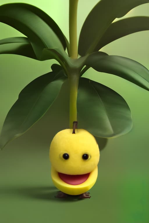 redshift style cute banana fruit wearing shades