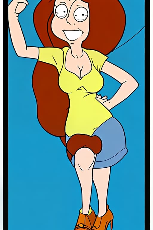  Lois Griffin from family guy, cartoon