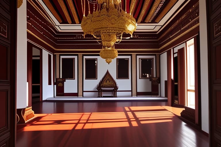  Inside a very old Thai palace (I want dark picture)