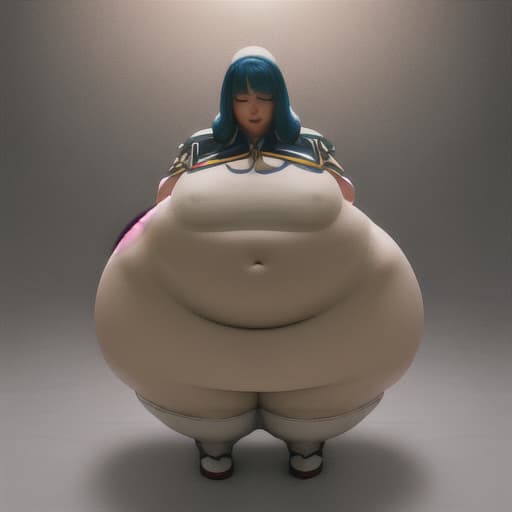  chubby in small  hyperrealistic, full body, detailed clothing, highly detailed, cinematic lighting, stunningly beautiful, intricate, sharp focus, f/1. 8, 85mm, (centered image composition), (professionally color graded), ((bright soft diffused light)), volumetric fog, trending on instagram, trending on tumblr, HDR 4K, 8K