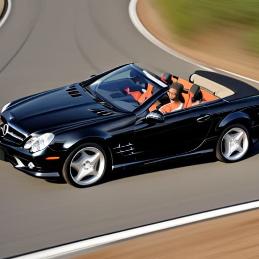  2007 mercedes sl550 rolling shot