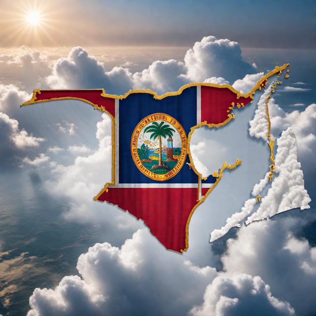  Draw the outline of the state of Florida with the Florida flag inside the shape, resembling a sign. hyperrealistic, full body, detailed clothing, highly detailed, cinematic lighting, stunningly beautiful, intricate, sharp focus, f/1. 8, 85mm, (centered image composition), (professionally color graded), ((bright soft diffused light)), volumetric fog, trending on instagram, trending on tumblr, HDR 4K, 8K