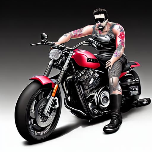  tattooed biker 