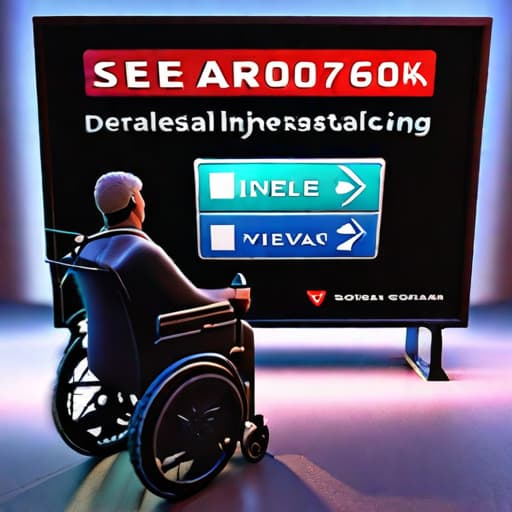  A picture of a blonde woman with an extra large butt, sitting in a wheelchair with a view from the back and a sign on it that says wide load hyperrealistic, full body, detailed clothing, highly detailed, cinematic lighting, stunningly beautiful, intricate, sharp focus, f/1. 8, 85mm, (centered image composition), (professionally color graded), ((bright soft diffused light)), volumetric fog, trending on instagram, trending on tumblr, HDR 4K, 8K