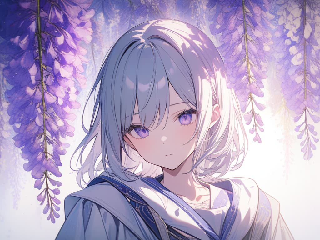  High image quality, glitter, wisteria, No human, masterpiece, best quality,8k,ultra detailed,high resolution,an extremely delicate and beautiful,hyper detail