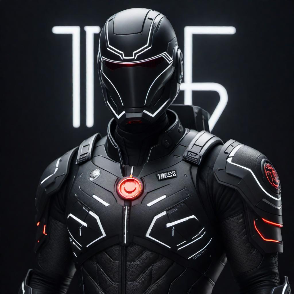  A solid black background with the words 'the timeless ones' written in glowing white letters. hyperrealistic, full body, detailed clothing, highly detailed, cinematic lighting, stunningly beautiful, intricate, sharp focus, f/1. 8, 85mm, (centered image composition), (professionally color graded), ((bright soft diffused light)), volumetric fog, trending on instagram, trending on tumblr, HDR 4K, 8K