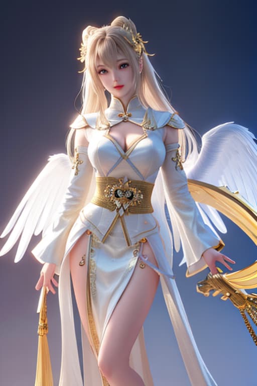  Sure, here is the English translation of your Japanese text: "Love angel Smiling Background changes from white to yellow 3D" hyperrealistic, full body, detailed clothing, highly detailed, cinematic lighting, stunningly beautiful, intricate, sharp focus, f/1. 8, 85mm, (centered image composition), (professionally color graded), ((bright soft diffused light)), volumetric fog, trending on instagram, trending on tumblr, HDR 4K, 8K