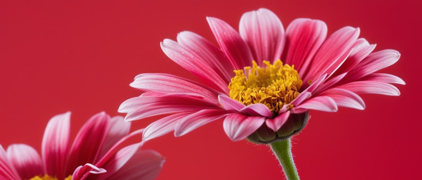  Macro Photography, Flowers on red background, close up, macro 100mm, macro photography