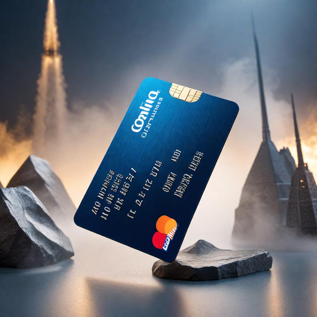  A visually appealing and modern design featuring a Capital One credit card with a sleek and elegant look, showcasing the logo and card details in a professional manner. hyperrealistic, full body, detailed clothing, highly detailed, cinematic lighting, stunningly beautiful, intricate, sharp focus, f/1. 8, 85mm, (centered image composition), (professionally color graded), ((bright soft diffused light)), volumetric fog, trending on instagram, trending on tumblr, HDR 4K, 8K