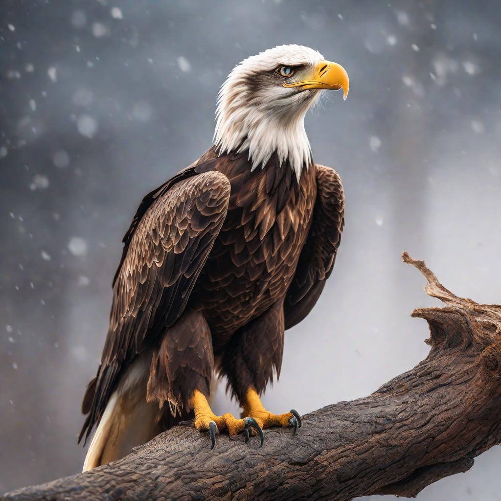  an eagle (with a white background and single piece) hyperrealistic, full body, detailed clothing, highly detailed, cinematic lighting, stunningly beautiful, intricate, sharp focus, f/1. 8, 85mm, (centered image composition), (professionally color graded), ((bright soft diffused light)), volumetric fog, trending on instagram, trending on tumblr, HDR 4K, 8K