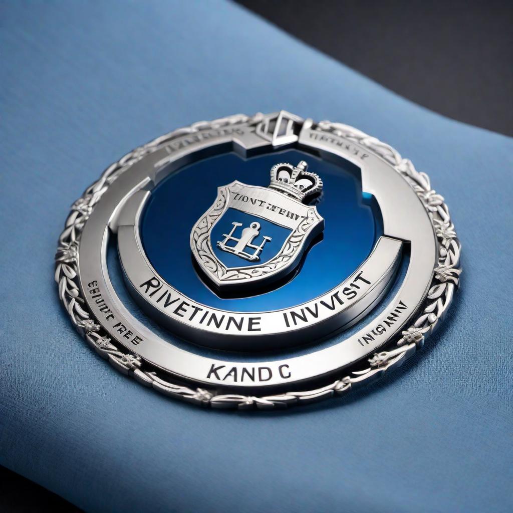  A logo for a company called Frontline Investment and Management Company, which is a security company. The logo should include the company name and a shield symbol along with a padlock. The style should be modern and professional with a color scheme that suggests security and trust, using shades of blue and silver. hyperrealistic, full body, detailed clothing, highly detailed, cinematic lighting, stunningly beautiful, intricate, sharp focus, f/1. 8, 85mm, (centered image composition), (professionally color graded), ((bright soft diffused light)), volumetric fog, trending on instagram, trending on tumblr, HDR 4K, 8K