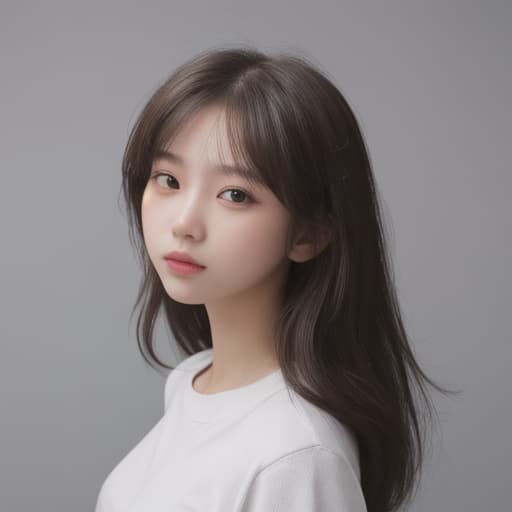  girl, best quality, solo, headshot, simple background