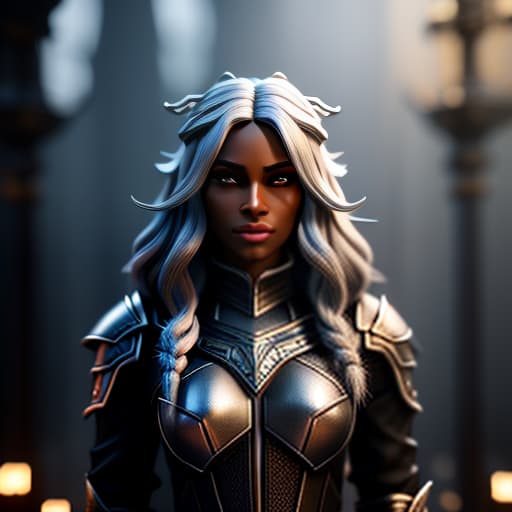  young woman. knee length images. She is wearing light black armor. dark, grey skin. long white hair. spider decorations. Fantasy world. drow. The dark elf. spider tattoo on the face. the character of the game . dark skin. dark background, (3d render:1.25), realistic, dark, epic, (detailed:1.22), textured hyperrealistic, full body, detailed clothing, highly detailed, cinematic lighting, stunningly beautiful, intricate, sharp focus, f/1. 8, 85mm, (centered image composition), (professionally color graded), ((bright soft diffused light)), volumetric fog, trending on instagram, trending on tumblr, HDR 4K, 8K