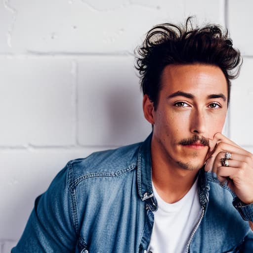 portrait+ style Andrew Keegan queer face