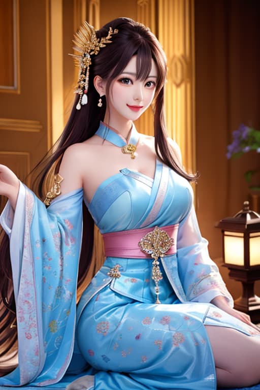  Sure, here is the English translation of your Japanese text: "Love goddess Beautiful woman Smiling Live action Seductive" hyperrealistic, full body, detailed clothing, highly detailed, cinematic lighting, stunningly beautiful, intricate, sharp focus, f/1. 8, 85mm, (centered image composition), (professionally color graded), ((bright soft diffused light)), volumetric fog, trending on instagram, trending on tumblr, HDR 4K, 8K