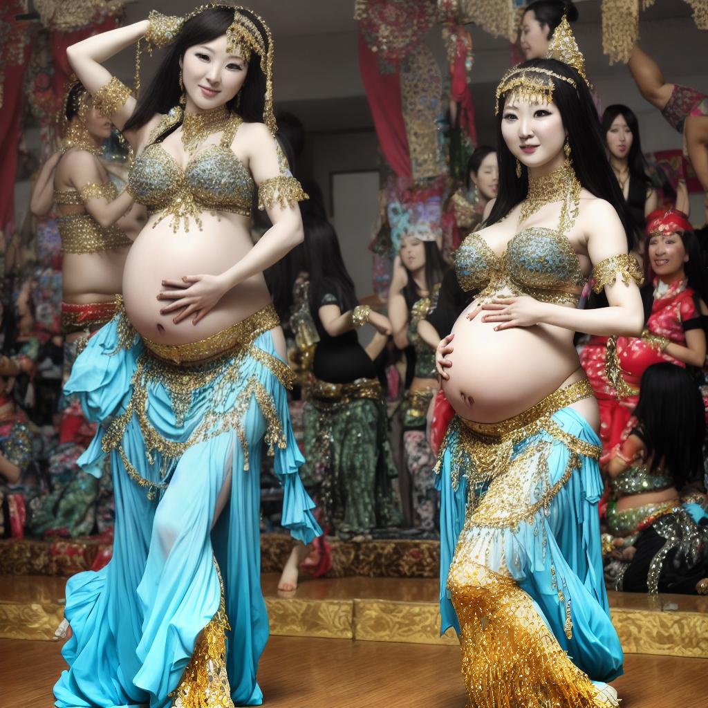  korean bellydancer pregnant