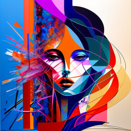 estilovintedois abstract artwork woman