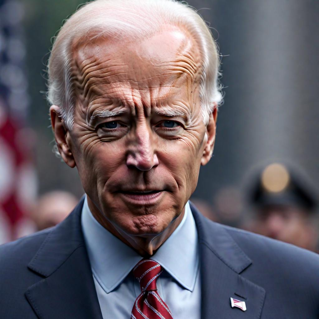  Generate an image of President Biden looking very confused. hyperrealistic, full body, detailed clothing, highly detailed, cinematic lighting, stunningly beautiful, intricate, sharp focus, f/1. 8, 85mm, (centered image composition), (professionally color graded), ((bright soft diffused light)), volumetric fog, trending on instagram, trending on tumblr, HDR 4K, 8K