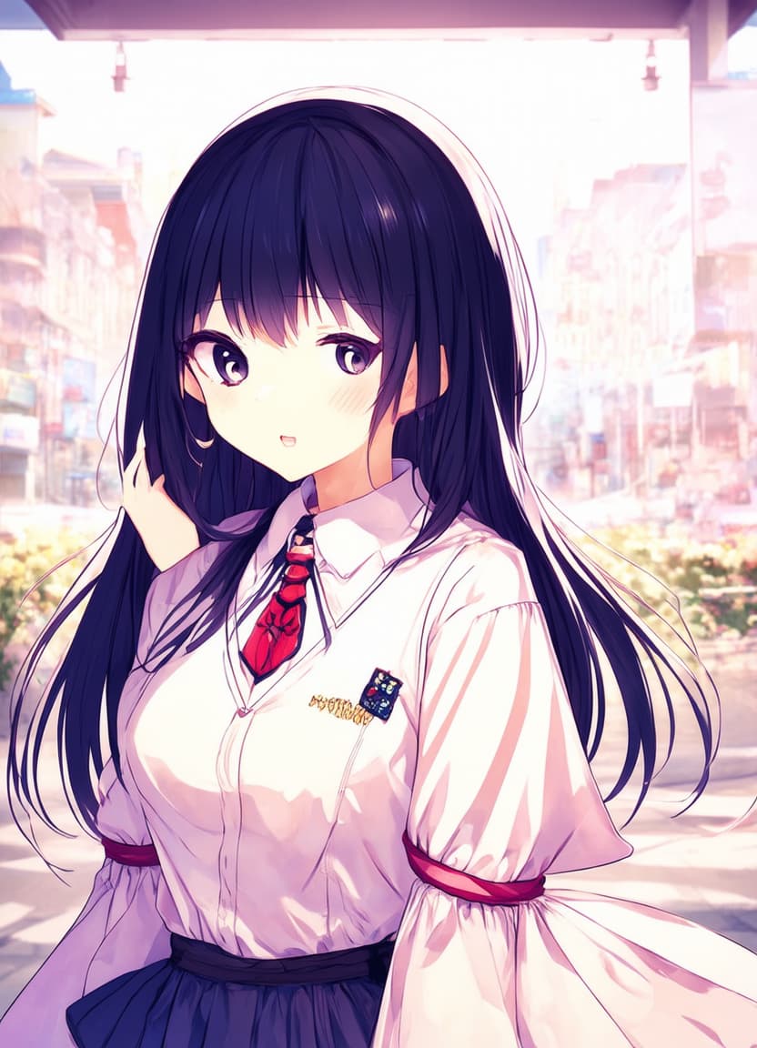  Anime, girl, detailed